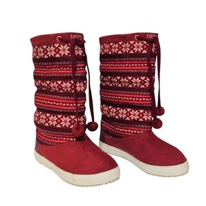 ADIDAS NEO Seneo SNOWFLAKES Boots Womens size 7